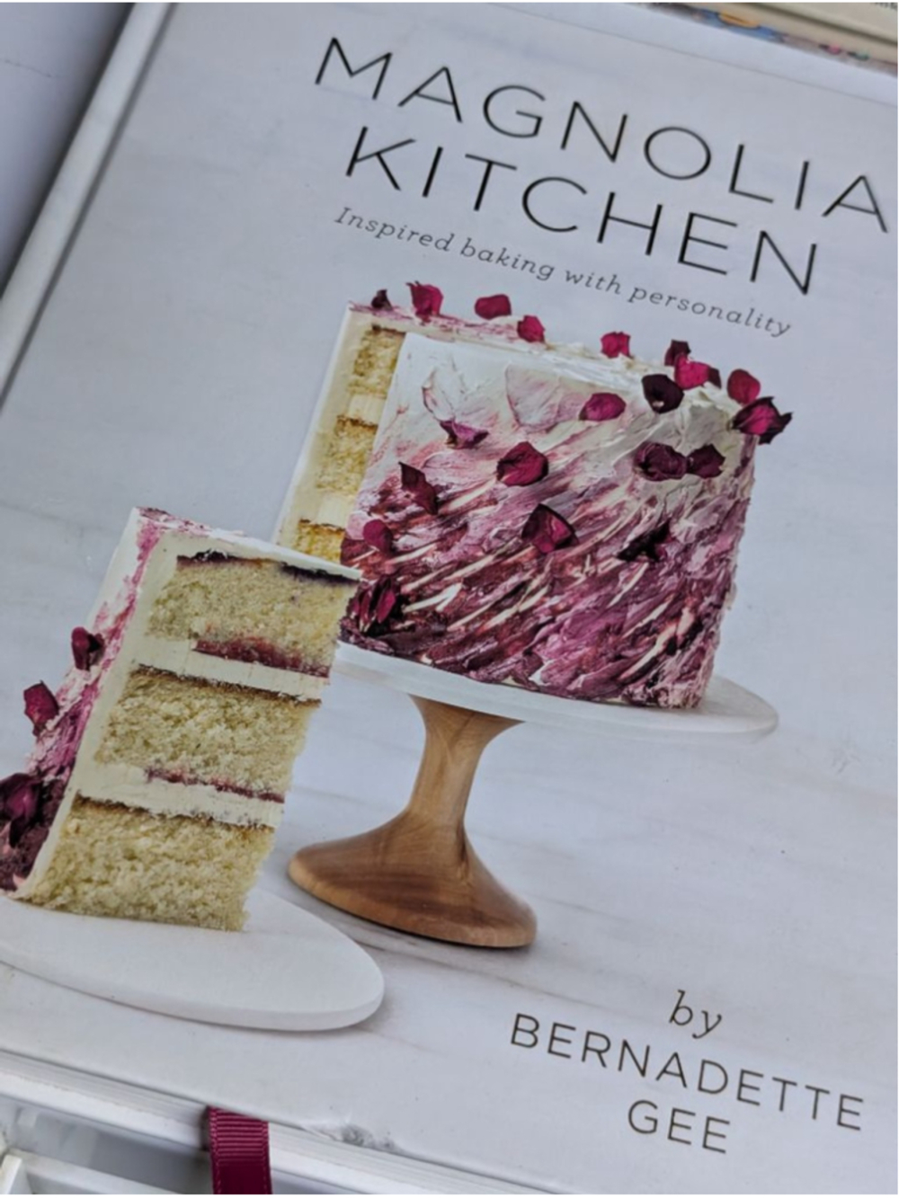 Unbranded Magnolia Kitchen Cookbook One Size White Pink